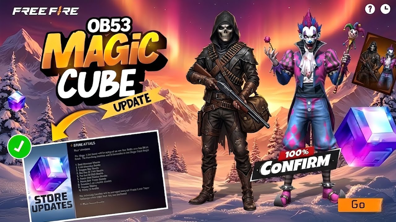Free Fire Ob53 Magic Cube Store Update || FF New Upcoming Magic Cube Bundle Konsa/Kab Aayega