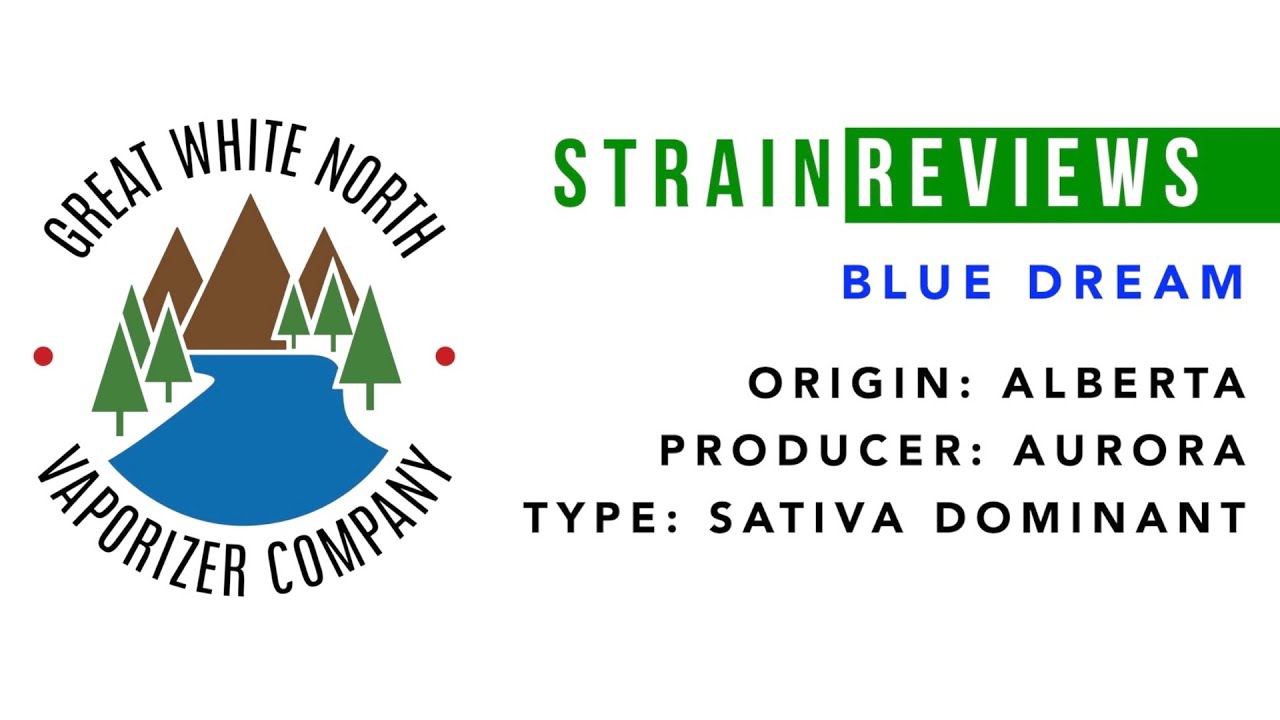 Canadian Legal Cannabis Strain Review | Blue Dream | Aurora | Great White North Vaporizer Co.
