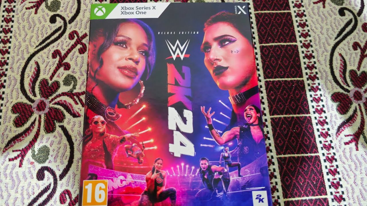 WWE 2K24 DELUXE EDITION UNBOXING