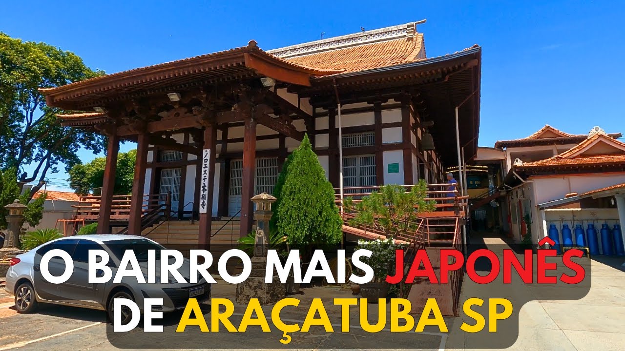 [4K] Passeio a Pé Pela Região Mais Japonesa de Araçatuba SP | Bairros Higienópolis e Centro