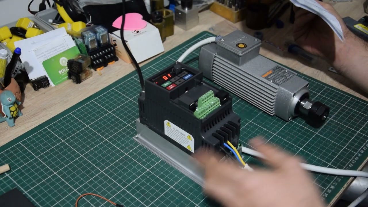 Delta Motor sürücü parametre ayarları, hertz spindle için #157