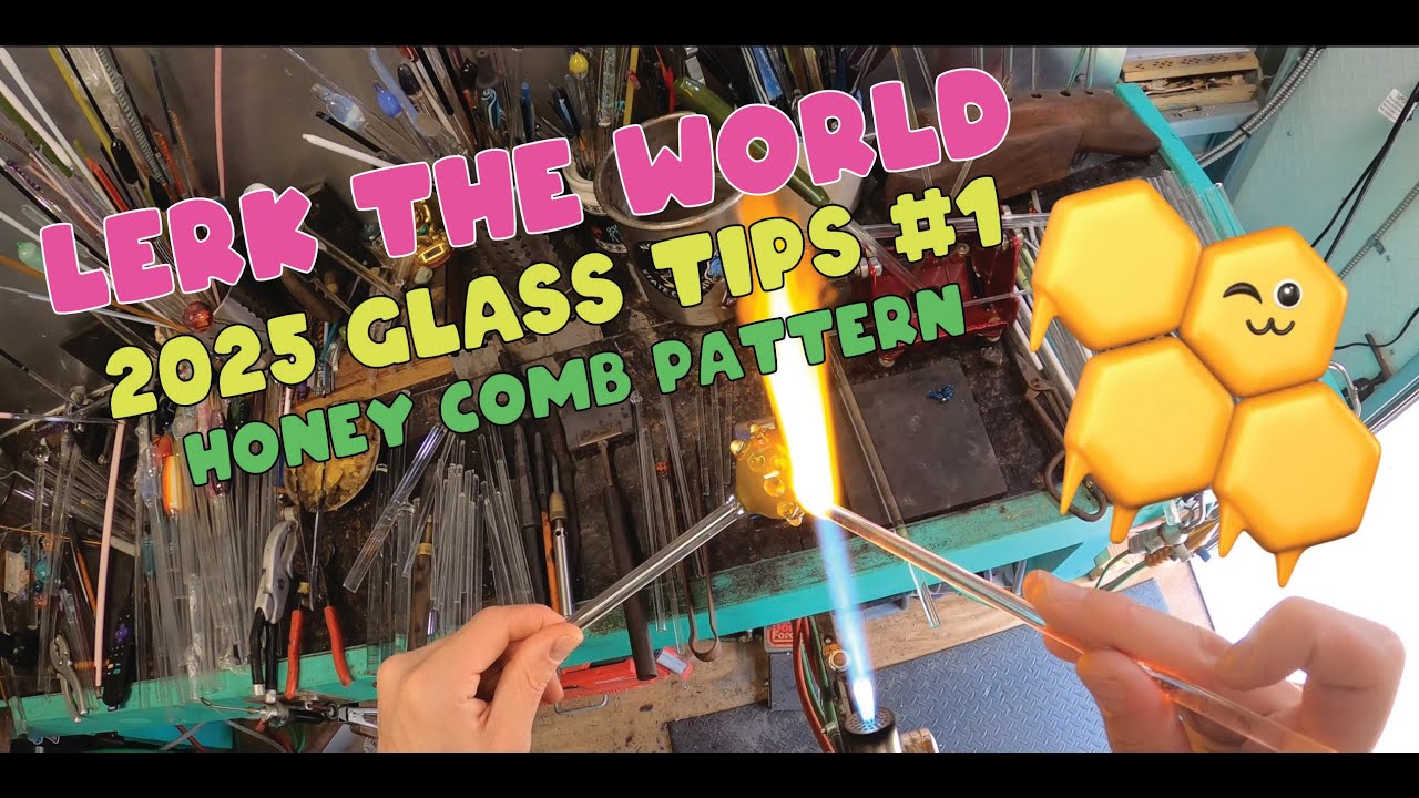 Glass Tech Tips #1 - Connecting Tubing, Breaking Down Sections, + Honey Comb Prep - Lerk the World