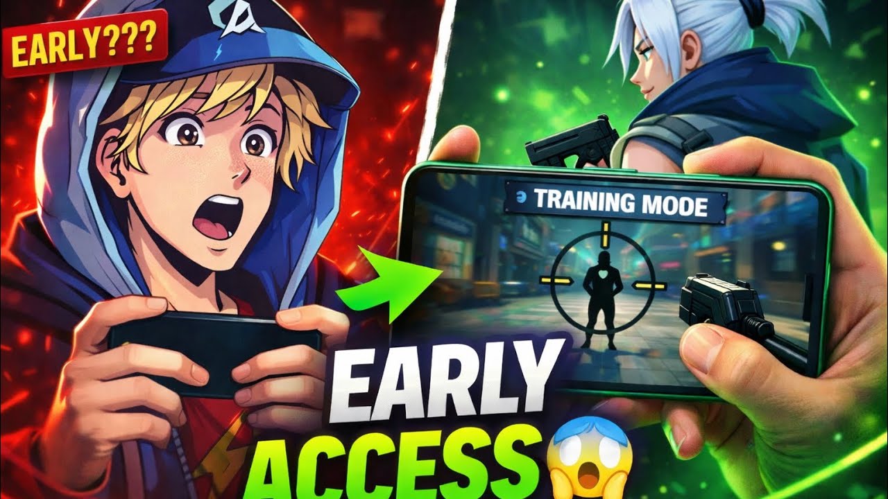 I STARTED TRAINING FOR VALORANT MOBILE BEFORE IT RELEASED 😳🔥