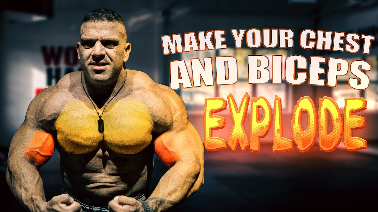 Προπονηση Chest -Biceps 15 weeks out