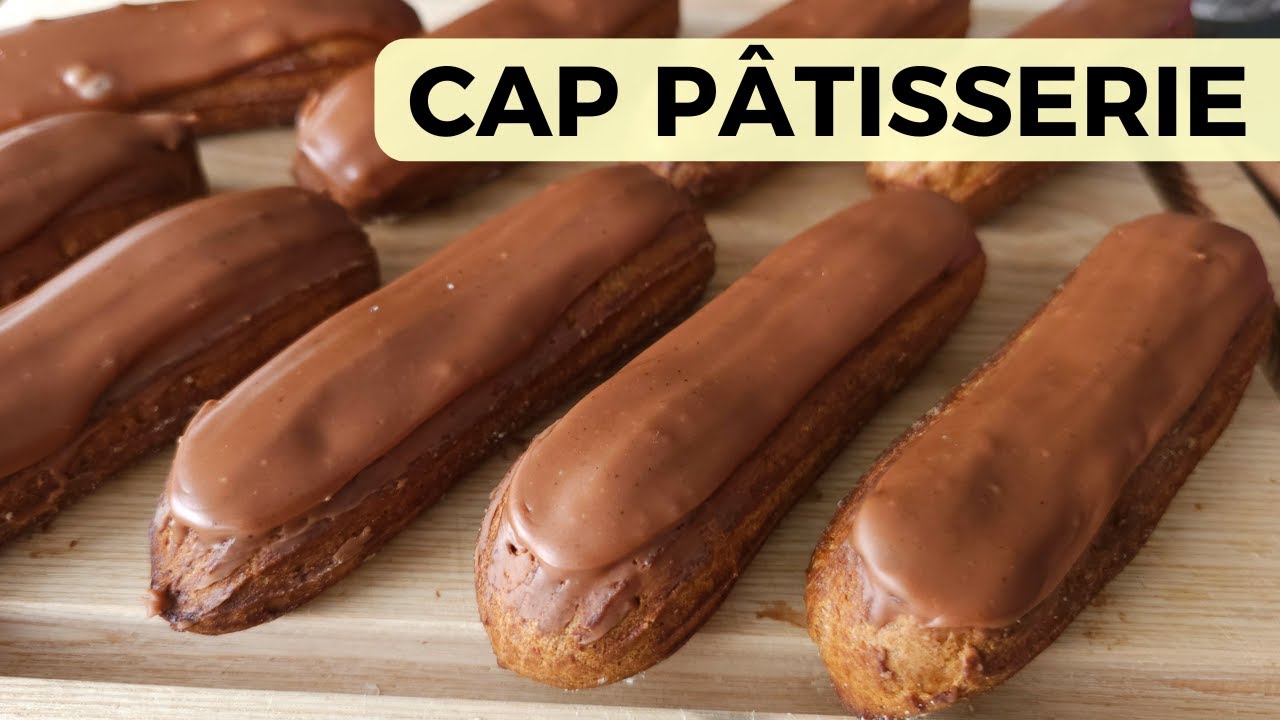 CAP pâtisserie: Réussir la pâte à choux. La recette des éclairs chocolat .