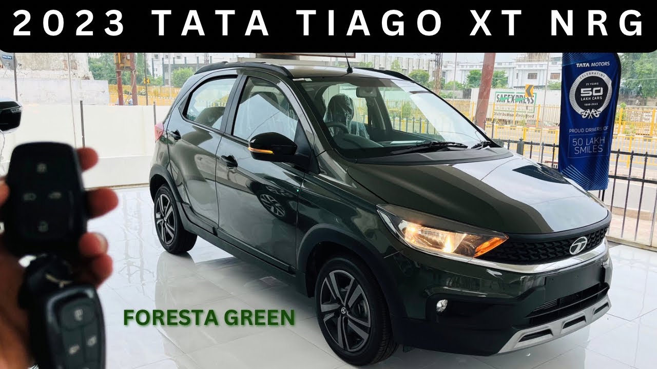 2023 Tata Tiago XT NRG | Foresta Green | Manual | New 2023 Tata Tiago XT NRG Detailed Review