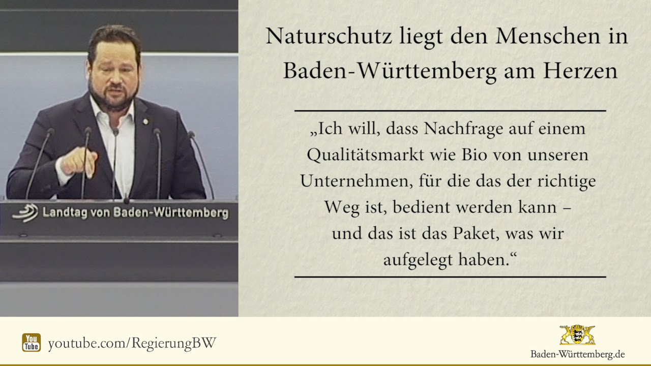 Naturschutz liegt den Menschen in Baden-Württemberg am Herzen
