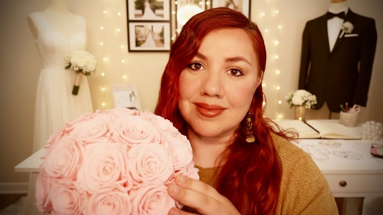 ASMR DETAILED Wedding Planner: Dress Measuring, Flowers & Tailoring
