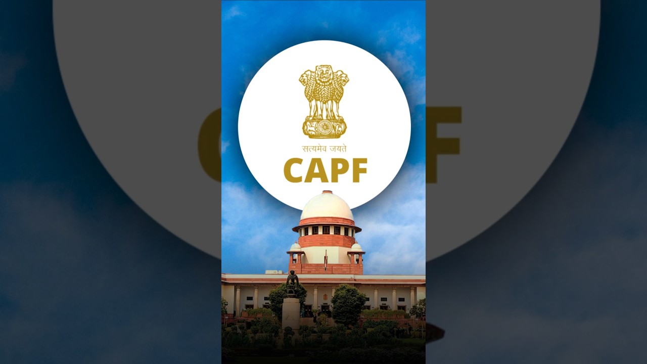 Supreme court order for CAPF | OGAS | CAPF promotion | capf Salary |CAPF facilities #capf #bsf #news