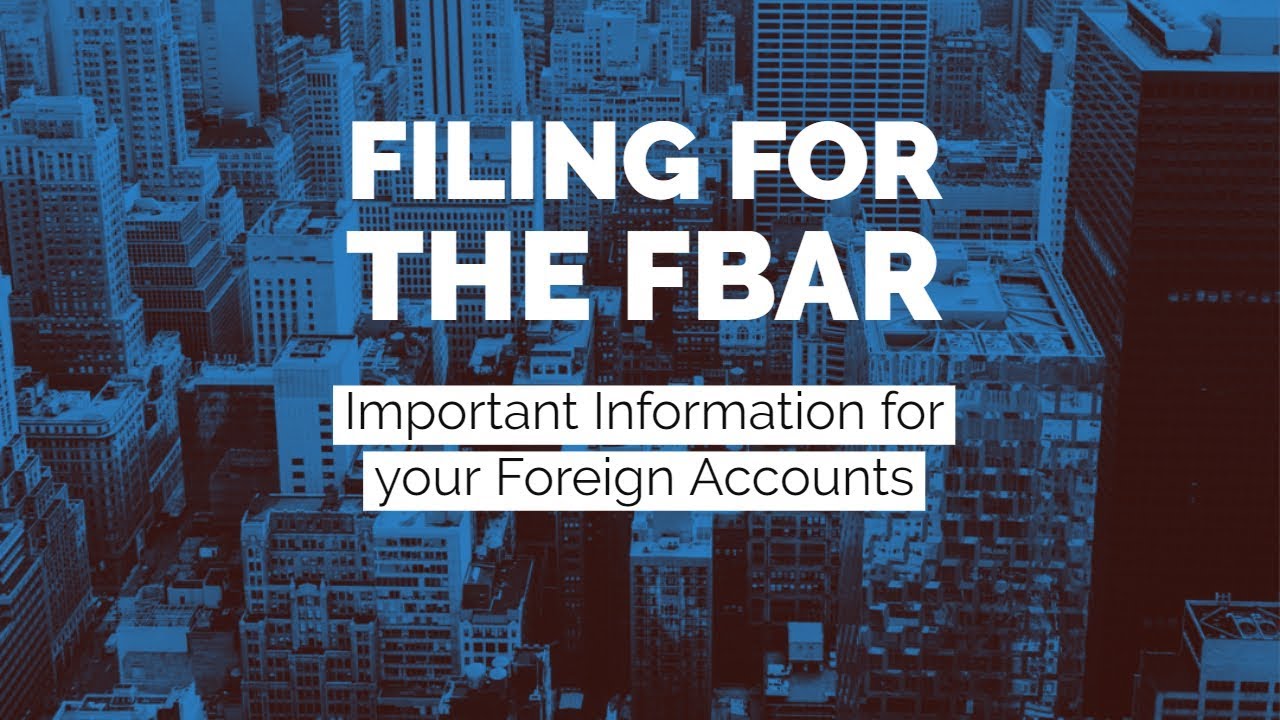 How To Report Foreign Bank Accounts