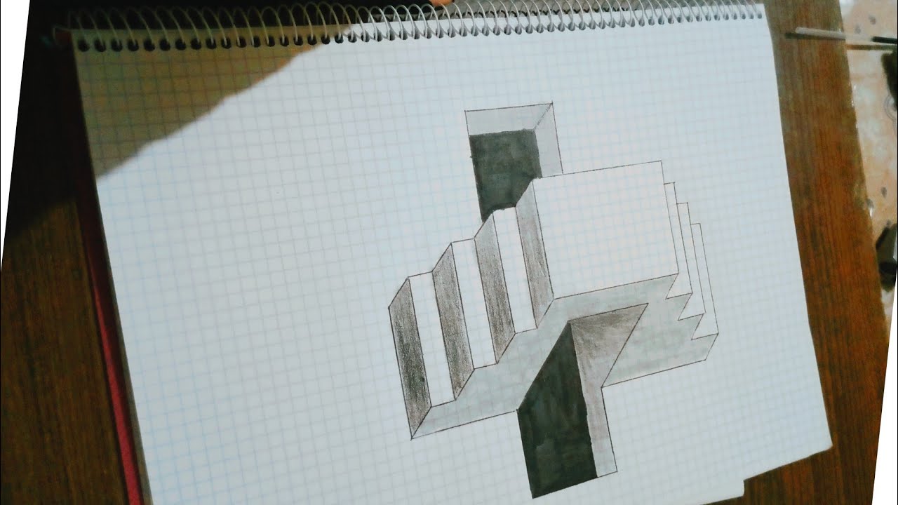 رسم ثلاثي الابعاد سهل جداً 