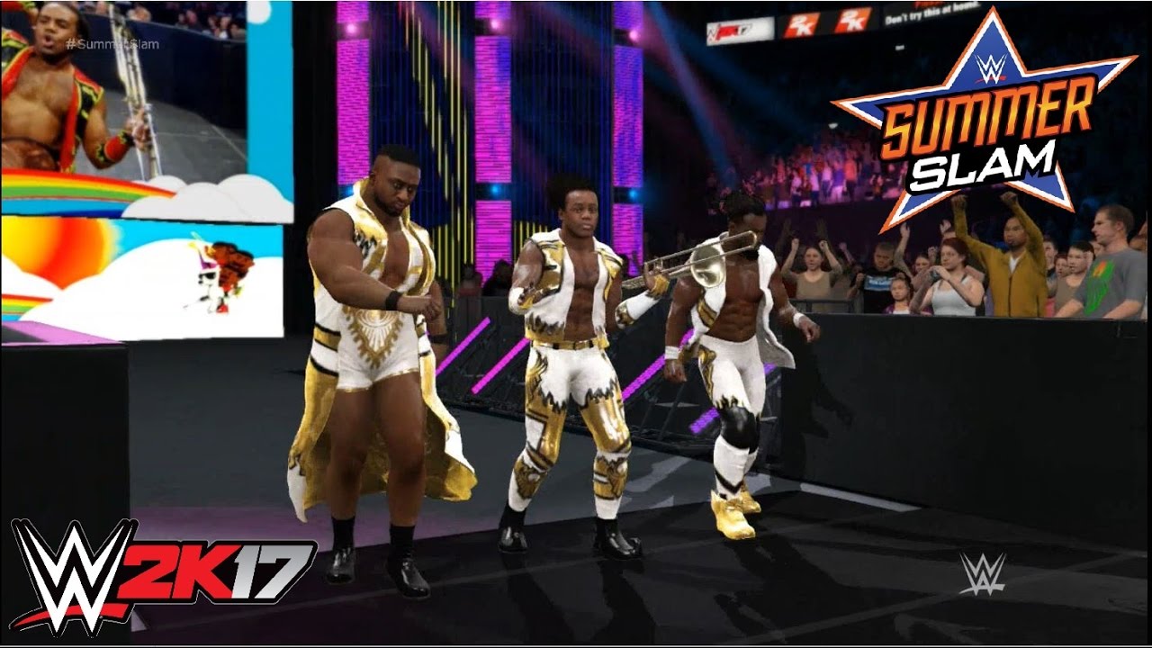 WWE 2K17 — The New Day против The Prime Time Players | Геймплей PS4