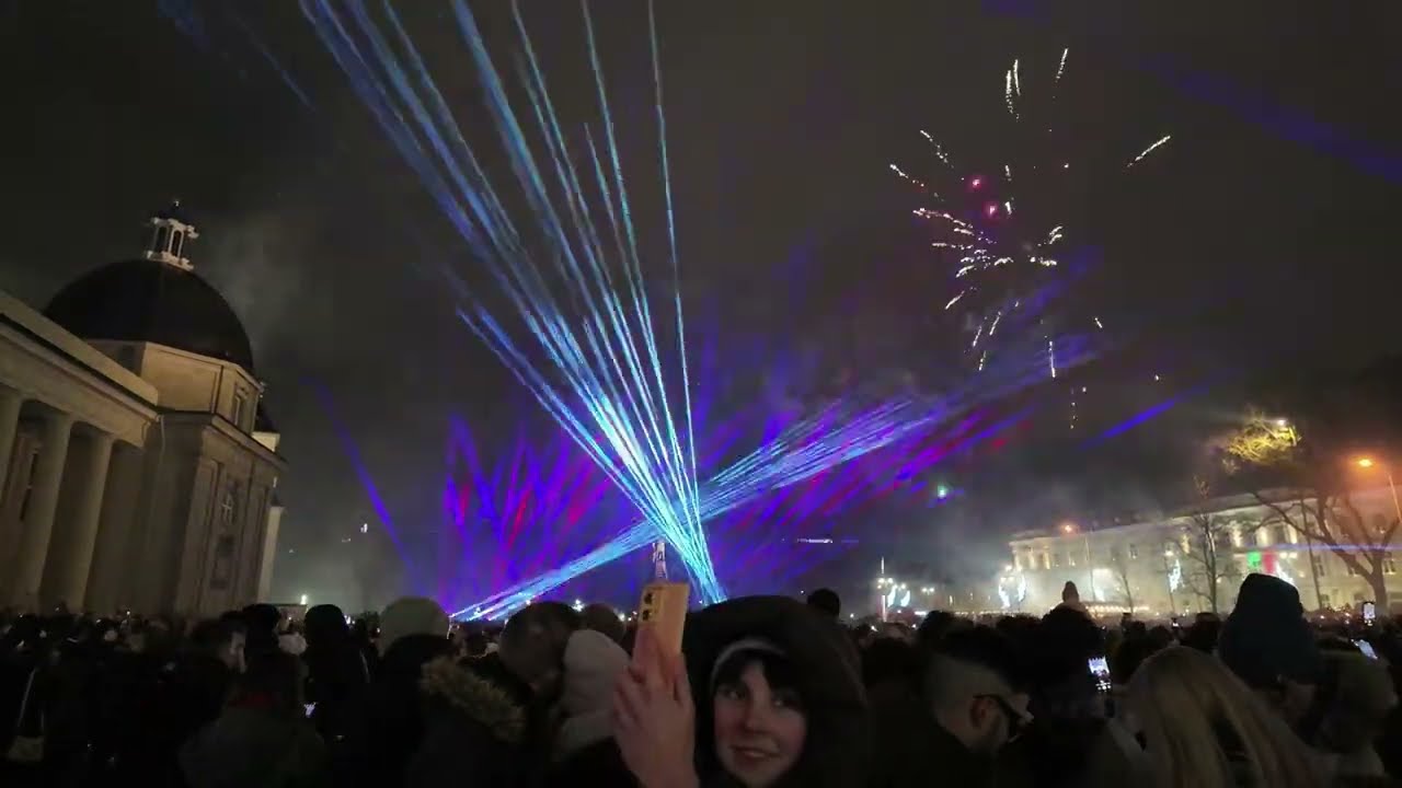 New Year 2025 in Vilnius,Lithuania! 🇱🇹✨️