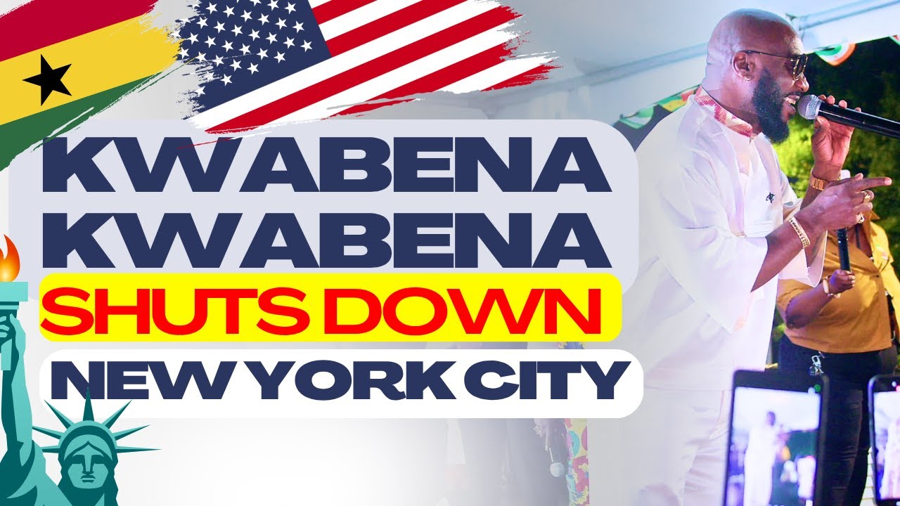 Kwabena Kwabena SHUTS DOWN New York City with Soulful Performance 🇬🇭🔥 | Ghana Meets The World