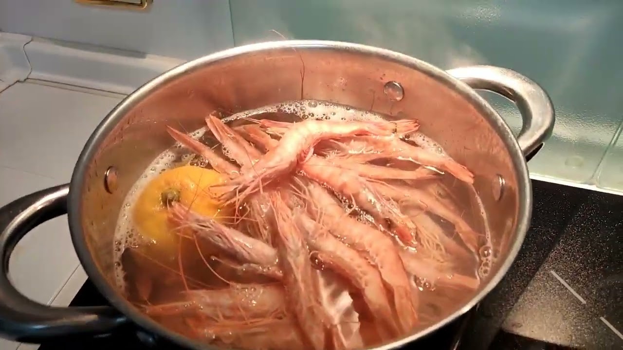 CÓMO COCER GAMBAS CONGELADAS  ¡¡QUÉ DELICIA!!