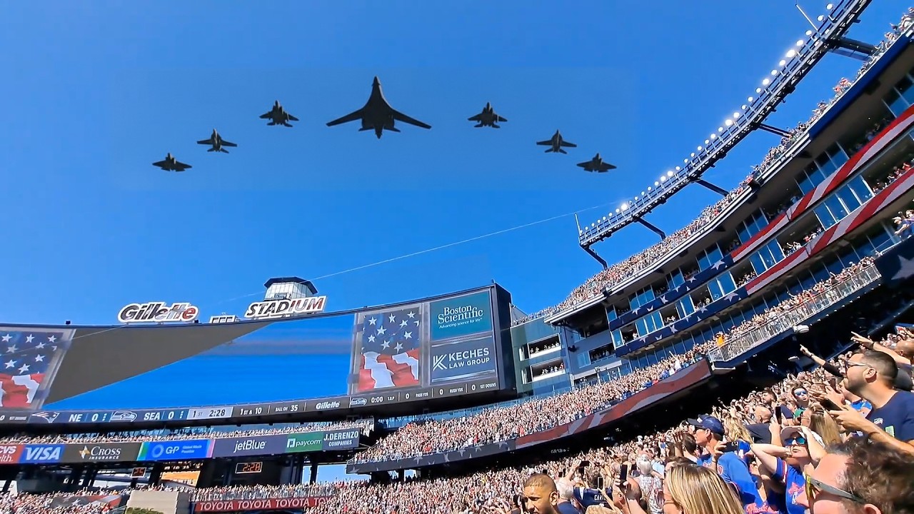 Massive NFL Flyovers Caught on Camera (Past 2)
