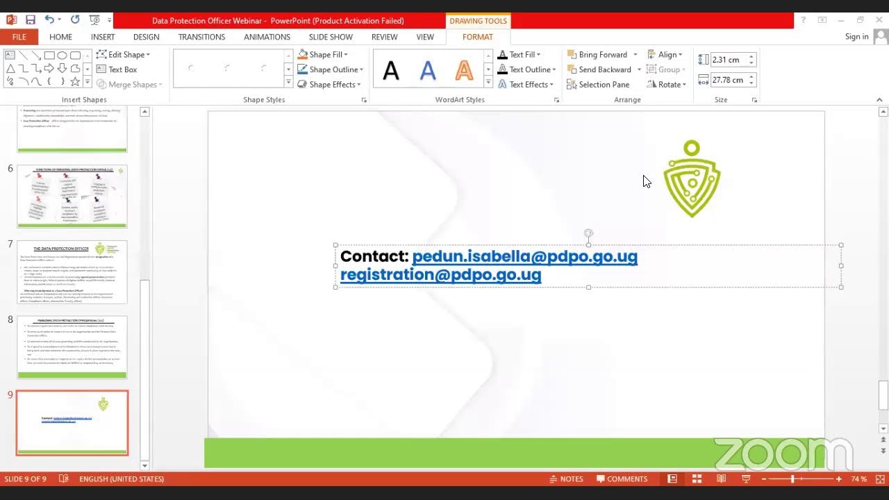 SERIES OF REGISTRATION WITH PDPO- Details Of Applicant and Data Protection Officer