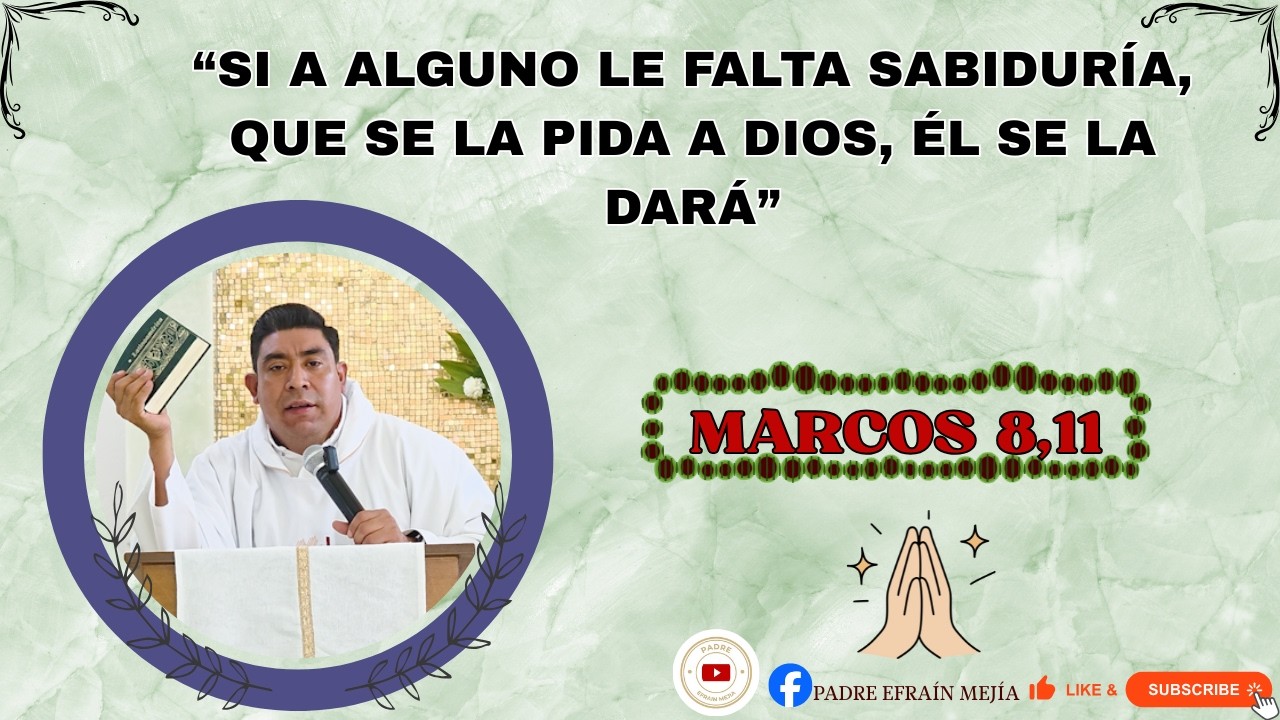 ✝️ Santa Misa. Lunes 16 de febrero 2026 // Marcos 8, 11// || Padre Efraín Mejía