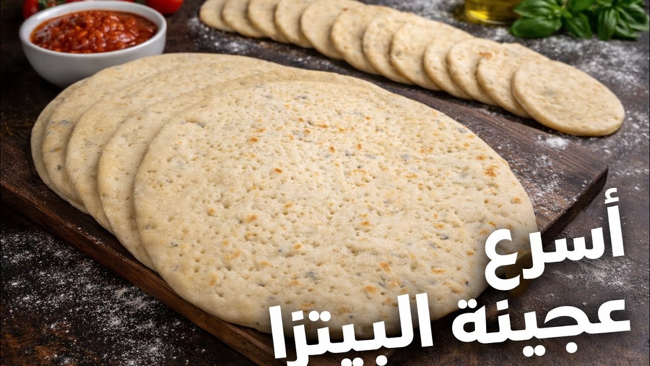 ضروري تسجلي هاد وصفة لرمضان🔥❗عجينة بيتزا المحترفين في 10 دقائق وبلا فرن🤔كتجي رطبة وهشيشة 💪👌