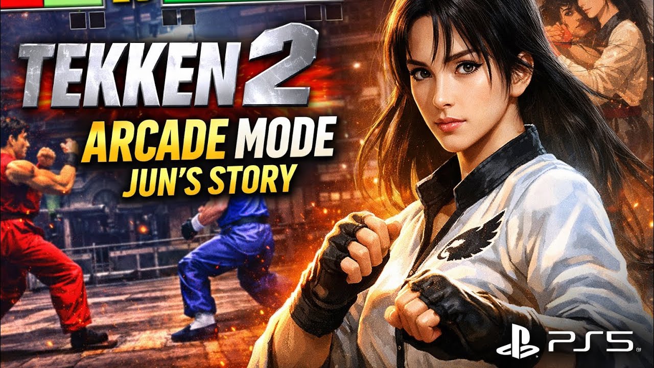 Tekken 2 - Arcade Mode / Jun (PS5) #tekken2 #tekken