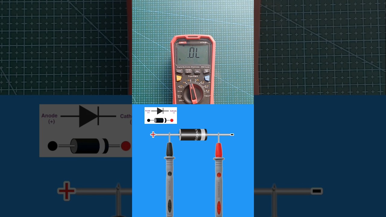 how to test a diode? #tutorial