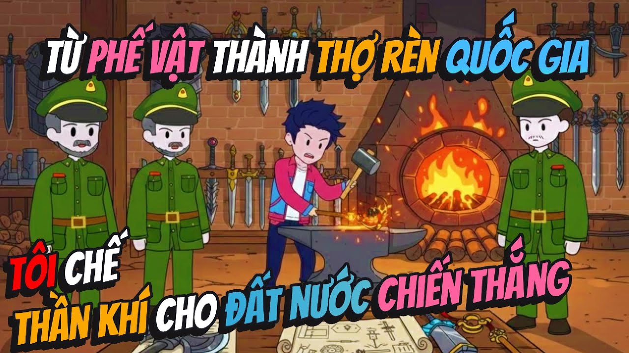 Từ Phế Vật Thành Thợ Rèn Quốc Gia Tôi Chế Thần Khí Cho Đất Nước Chiến Thắng | AVGsub