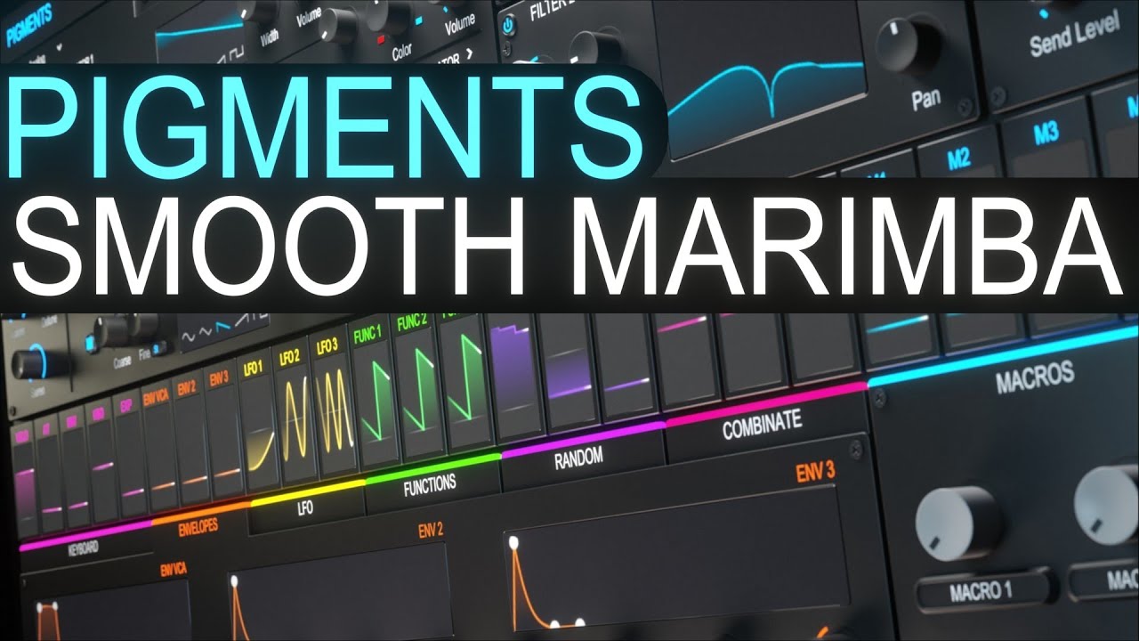 Pigments 4 - Smooth Marimba Preset | Sound Design Tutorial