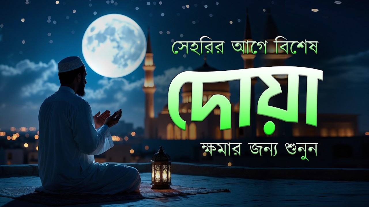 সেহরির আগে বিশেষ দোয়া | Ramadan Seheri Dua & Durood | Seheri Special Tilawat by Alaa Aqel