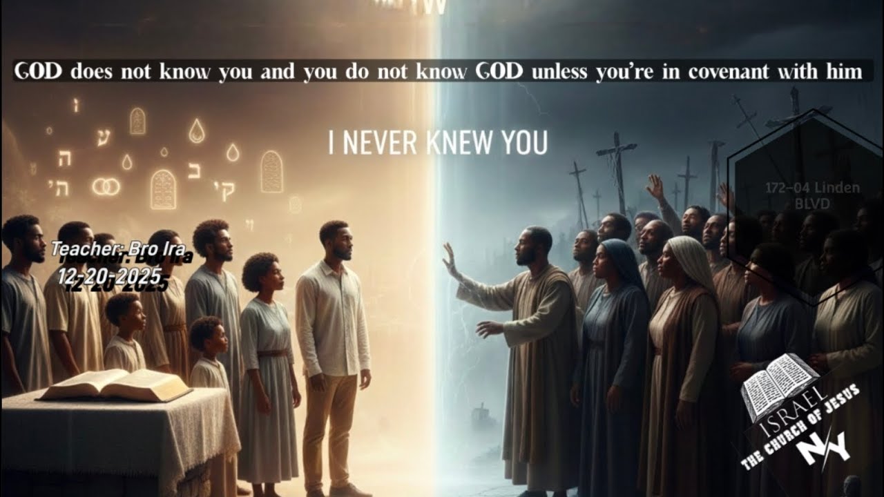 GOD DOES NOT KNOW YOU AND YOU DO NOT KNOWGOD UNLESS YOUR'RE IN COVENANT WITH HIM