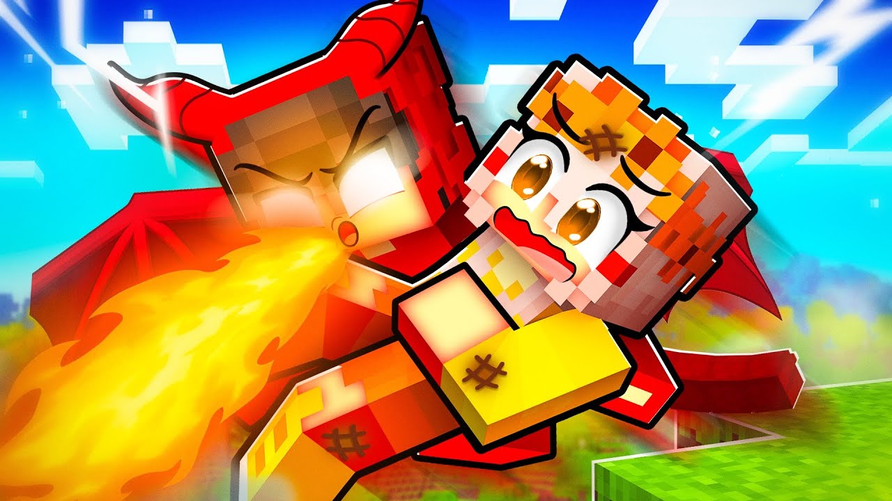 I Played Minecraft as a PROTECTIVE DRAGON!