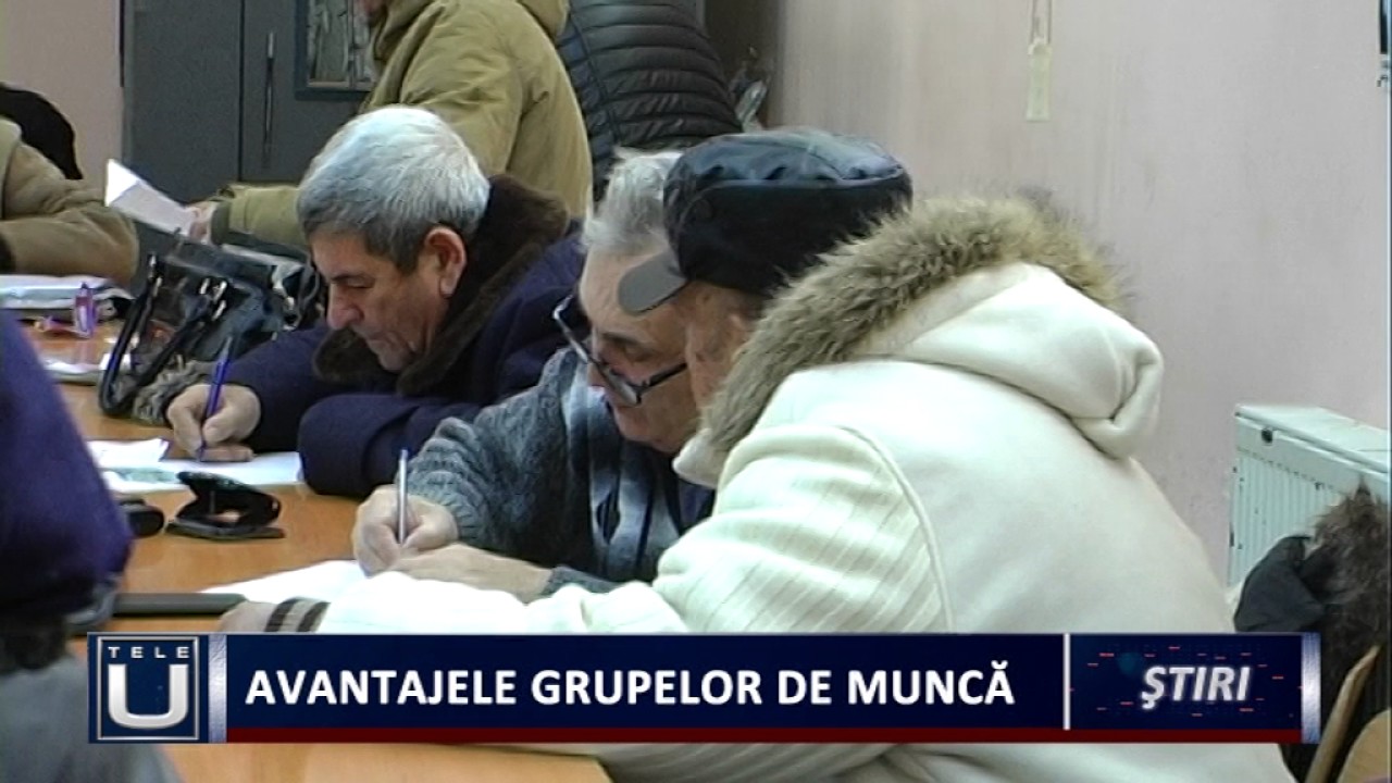 Avantajele grupelor de muncă