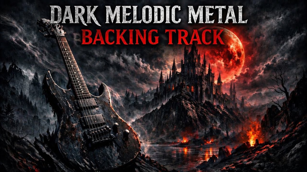 Melodic Metal Backing Track in E Minor (Em) 