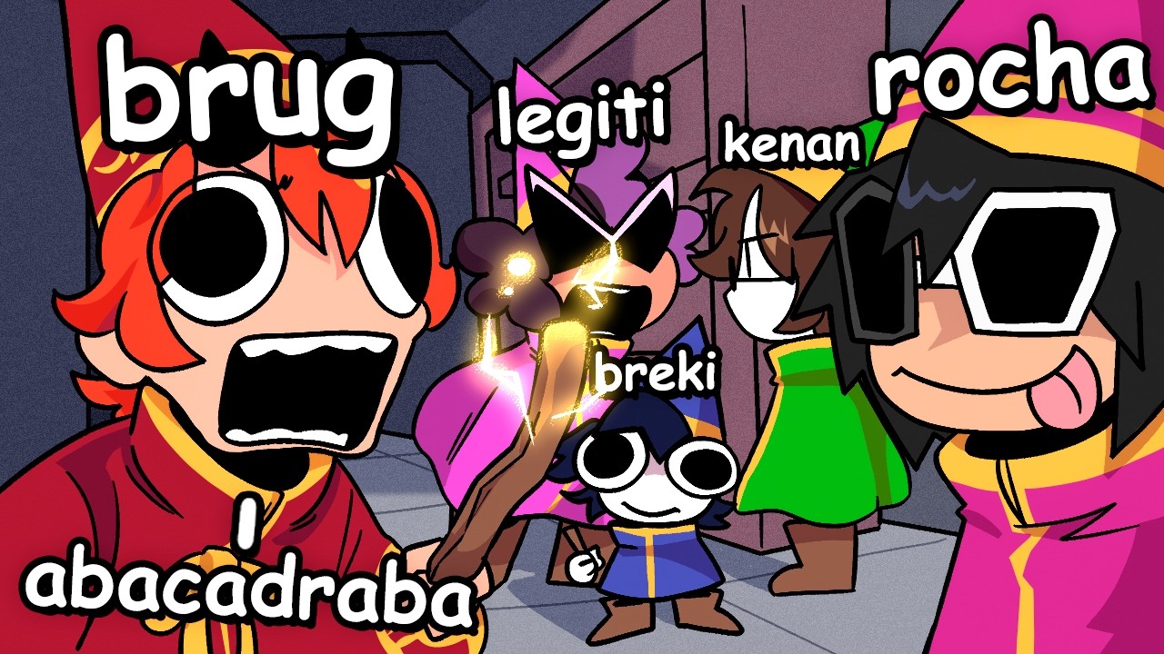 5 youtubers idiotas tentando virar MAGOS e DESTRUINDO TUDO no YAPYAP