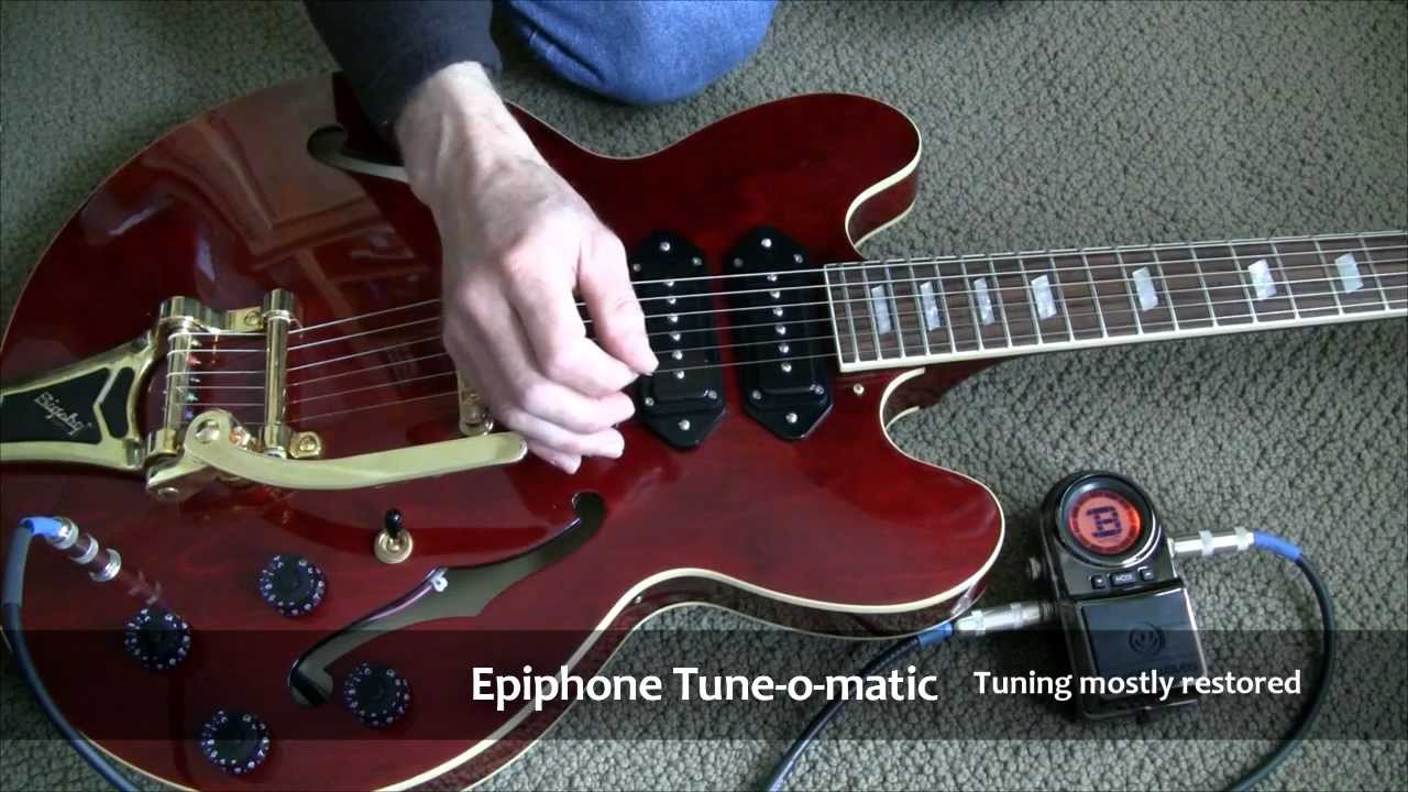 Замена Tune-o-matic на Wilkinson Roller Bridge