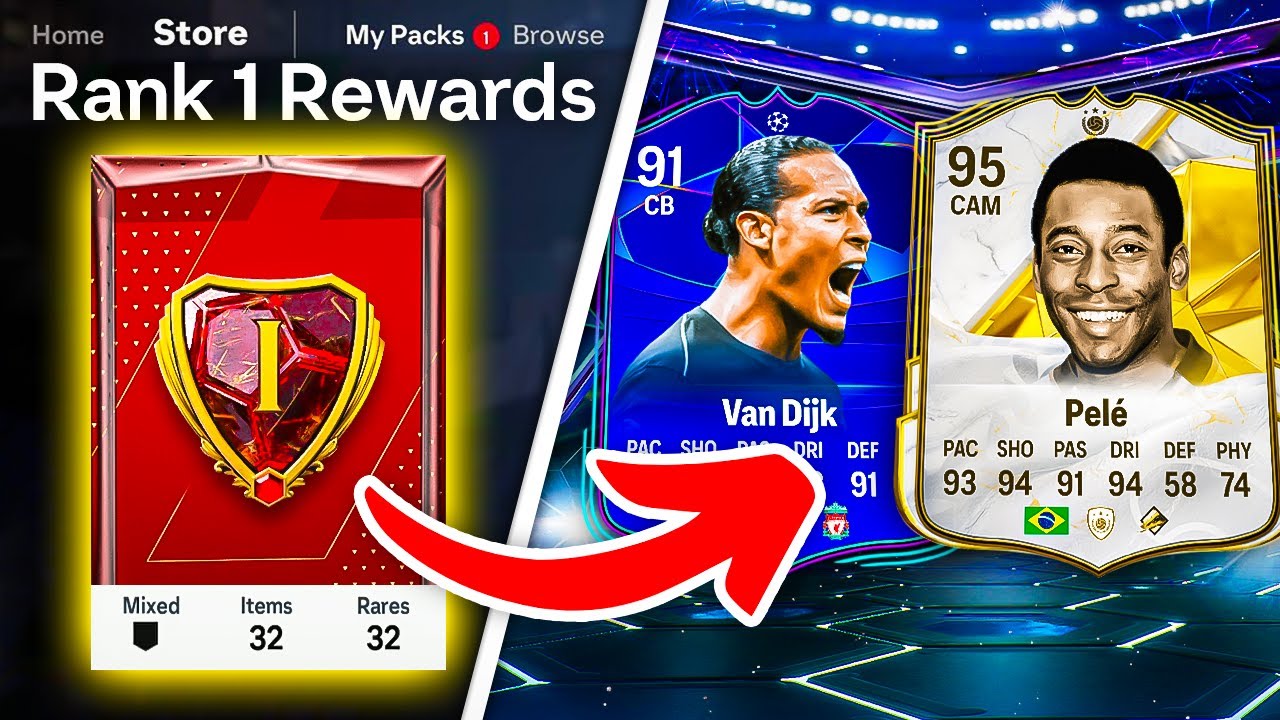 НАГРАДЫ ЧЕМПИОНОВ 1-ГО РАНГА И НАБОРЫ ГЕРОЕВ! 🤯 FC 25 Ultimate Team
