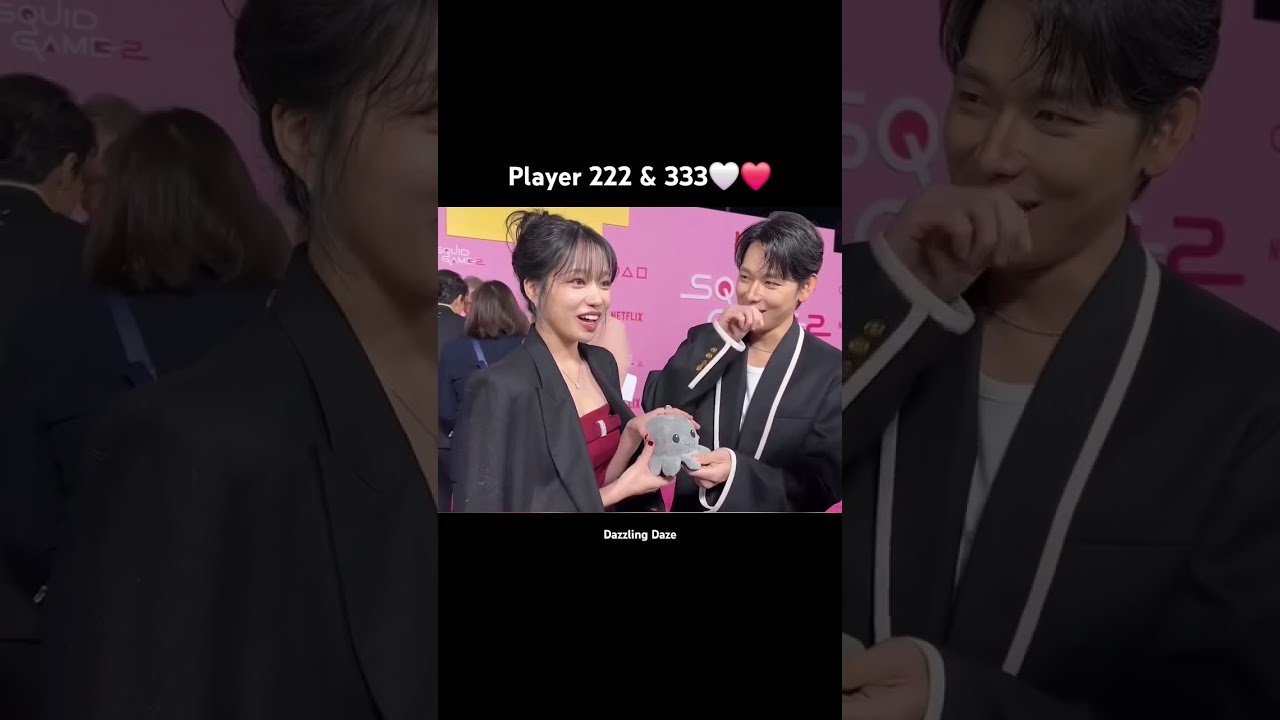 Player 222 and 333 #squidgame2 #netflix