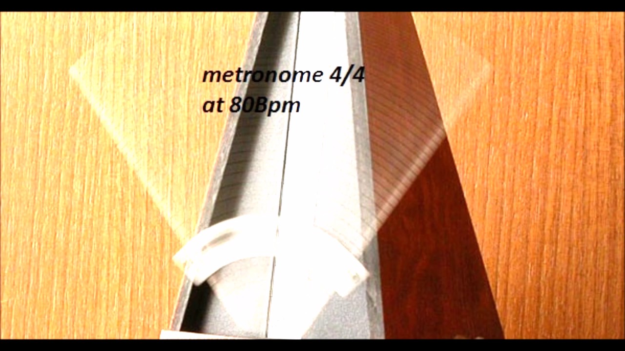 metronome 4/4 at 80 Bpm