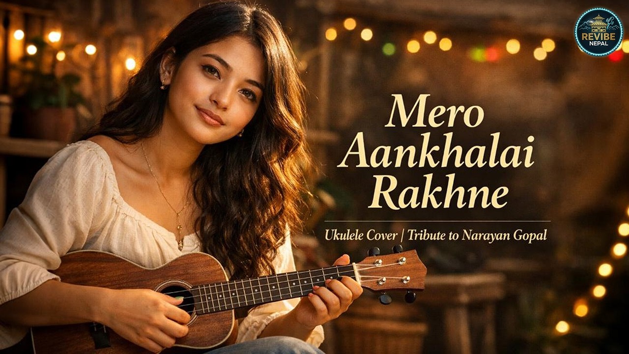Mero Aankhalai Rakhne (Ukulele Cover) | A Nostalgic Tribute to Narayan Gopal