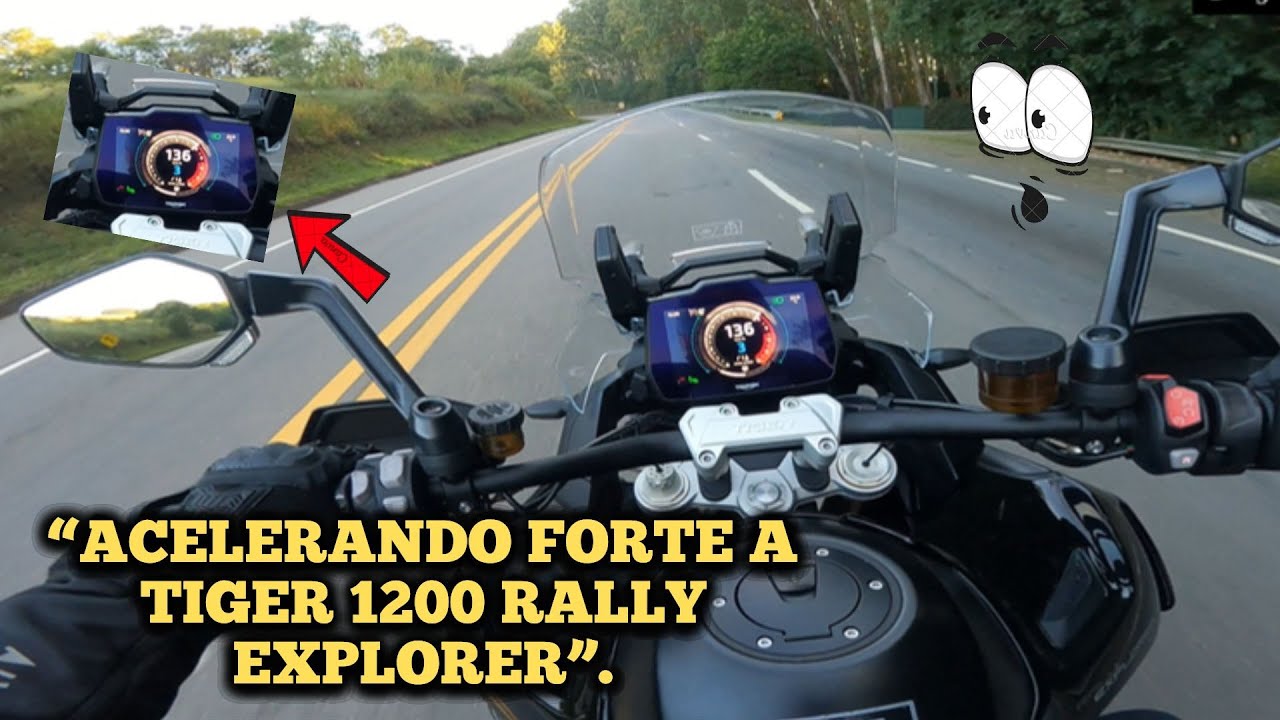 TIGER 1200 RALLY EXPLORER É UM ESPETÁCULO DE MOTO.