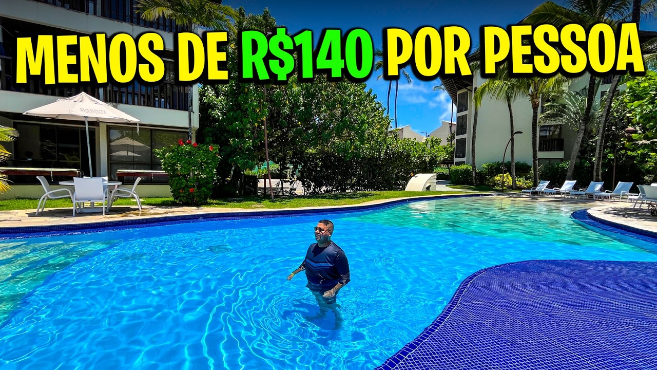FLAT à Beira-Mar (COM PISCINA) Em Porto de Galinhas (O MAIS LINDO!)