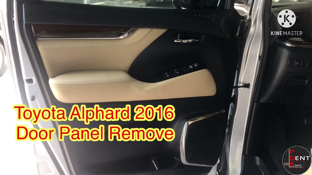 How to remove Siding/Door Panel Toyota Alphard 2016 | Tutorial |