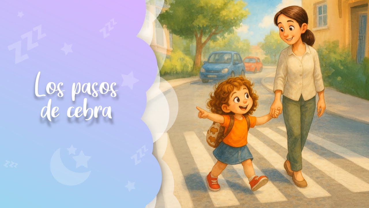 Seguridad vial para niños — Los Pasos de Cebra | Cuento Infantil ORIGINAL para Dormir