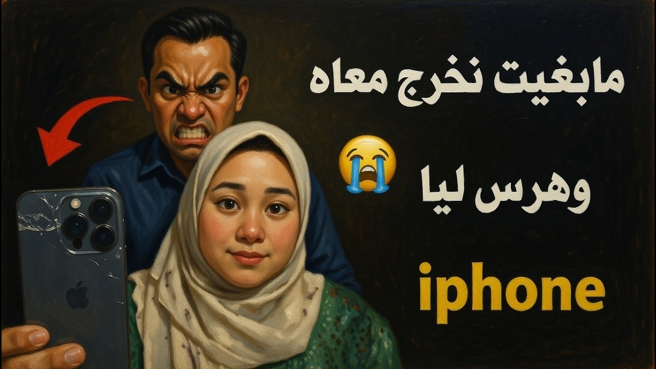 عاجل وخطير الأمور خرجت على السيطرة حيت ماقبلت تخرج معاه تهجم عليها وهرس ليها الأيفون 😂_#chouftv _4K