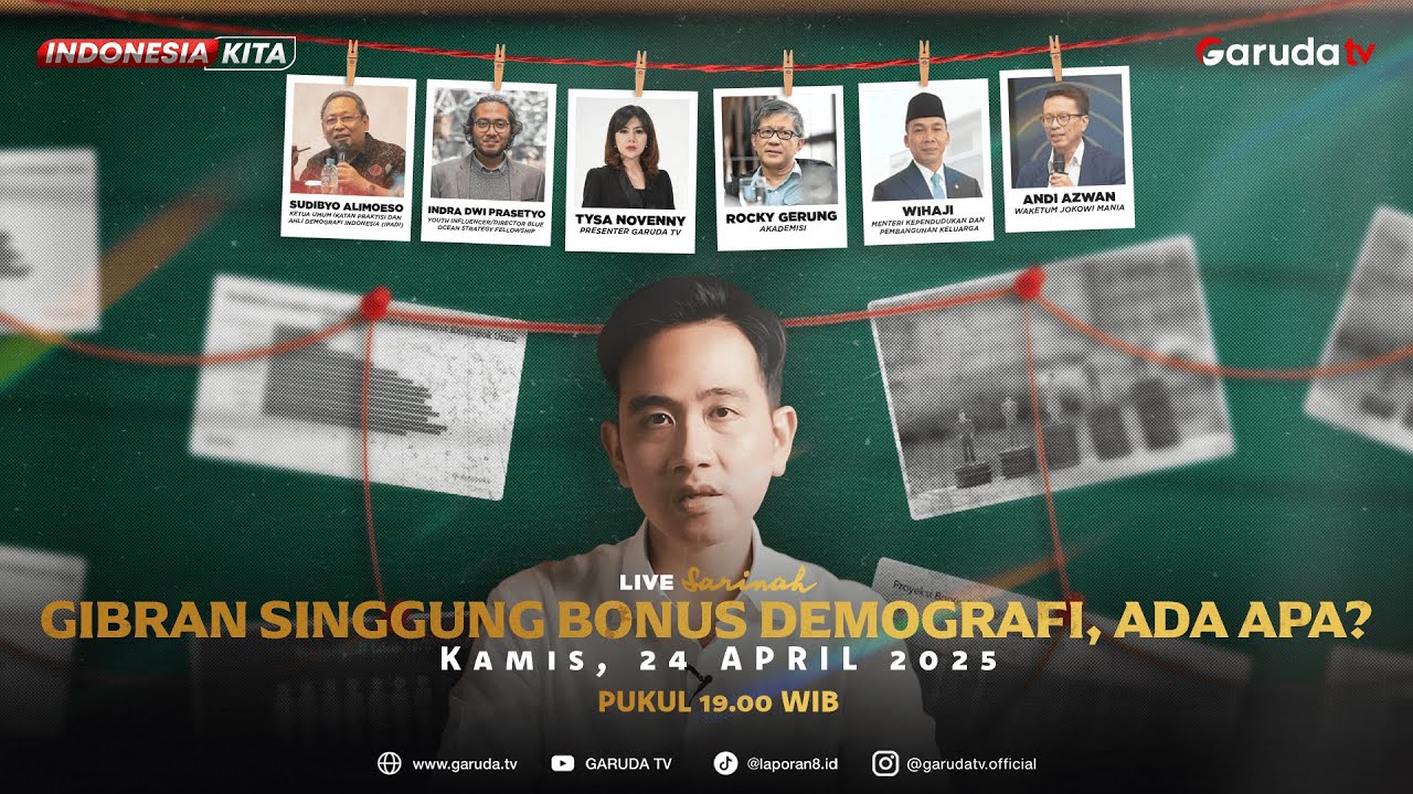 🔴Gibran Singgung Bonus Demografi, Ada Apa? I INDONESIA KITA