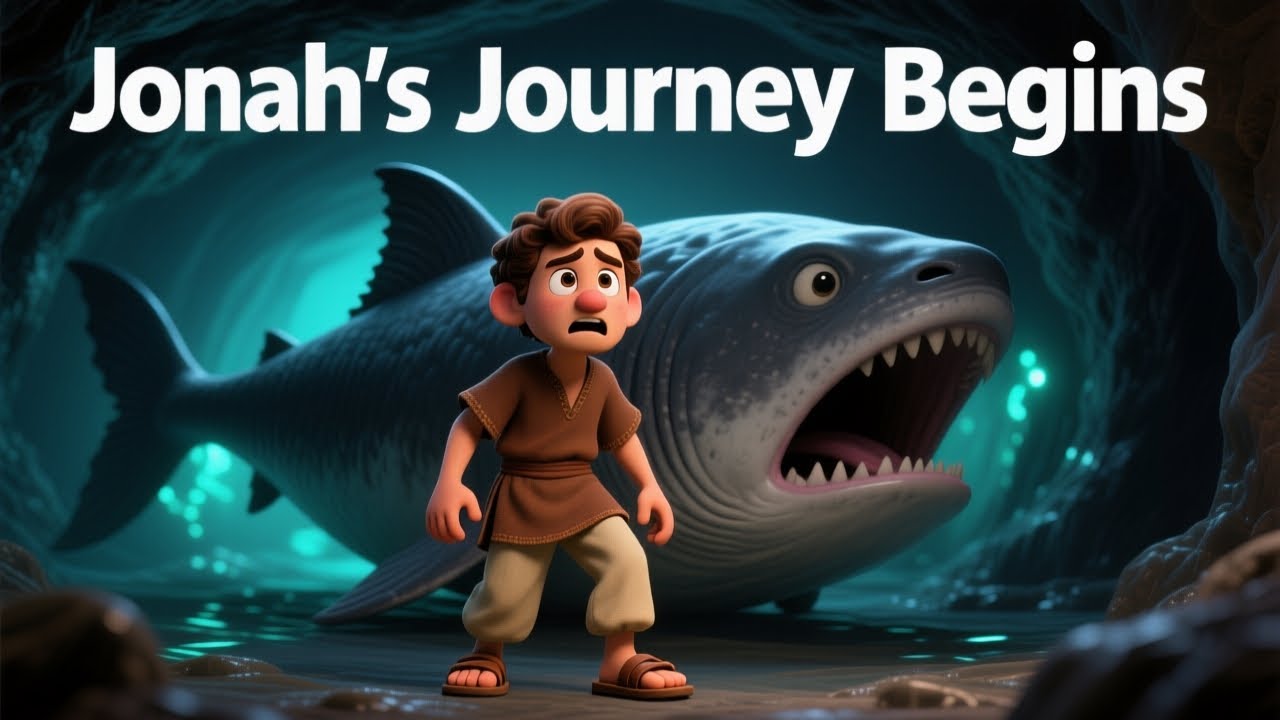 Jonah and the Big Fish - Bible Story for Kids | Kids Bible Stories 