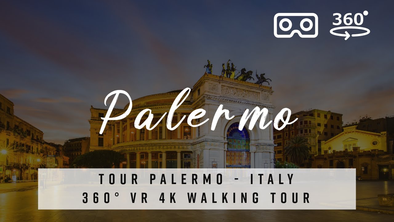 Palermo, Italy 🇮🇹 Sicily - 360&deg; VR 4K Walking Tour with best of Deep House Music