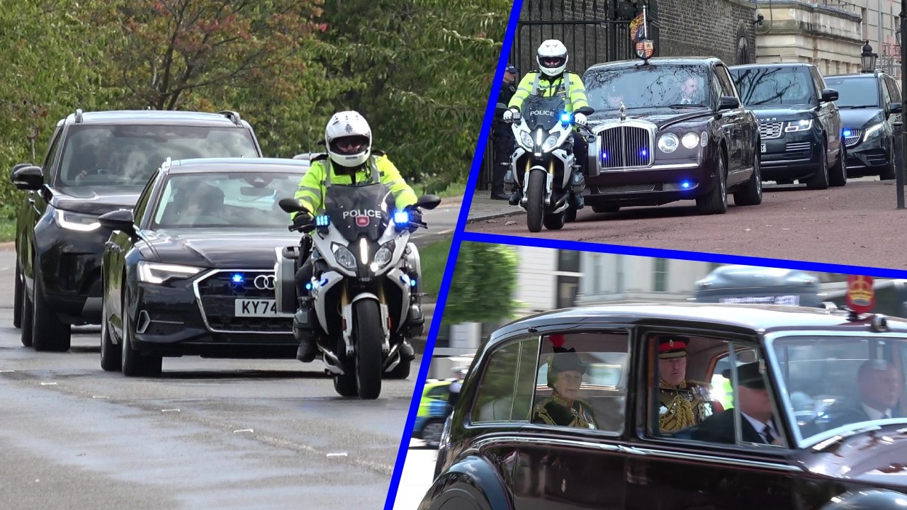 [COMPILATION] Metropolitan Police Special Escort Group escorting members of the Royal Family
