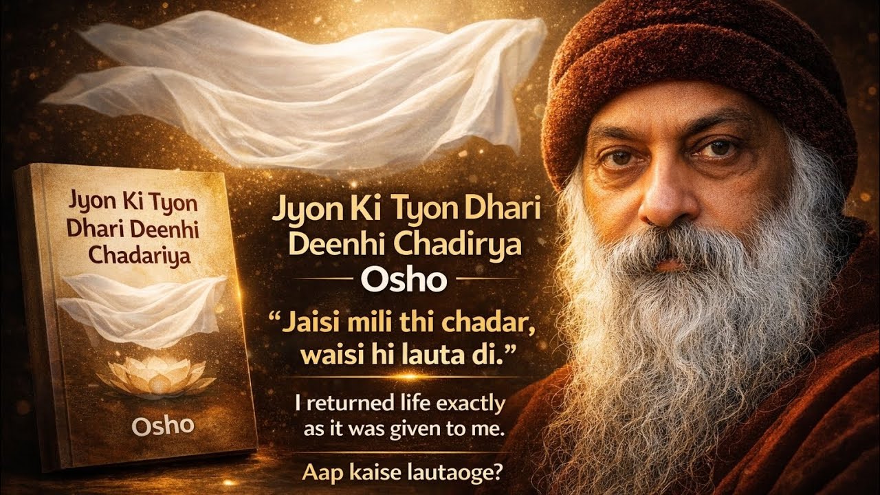 “Jyon Ki Tyon Dhari Deenhi Chadariya – Life Ka Sabse Gehraa Truth | Osho”
