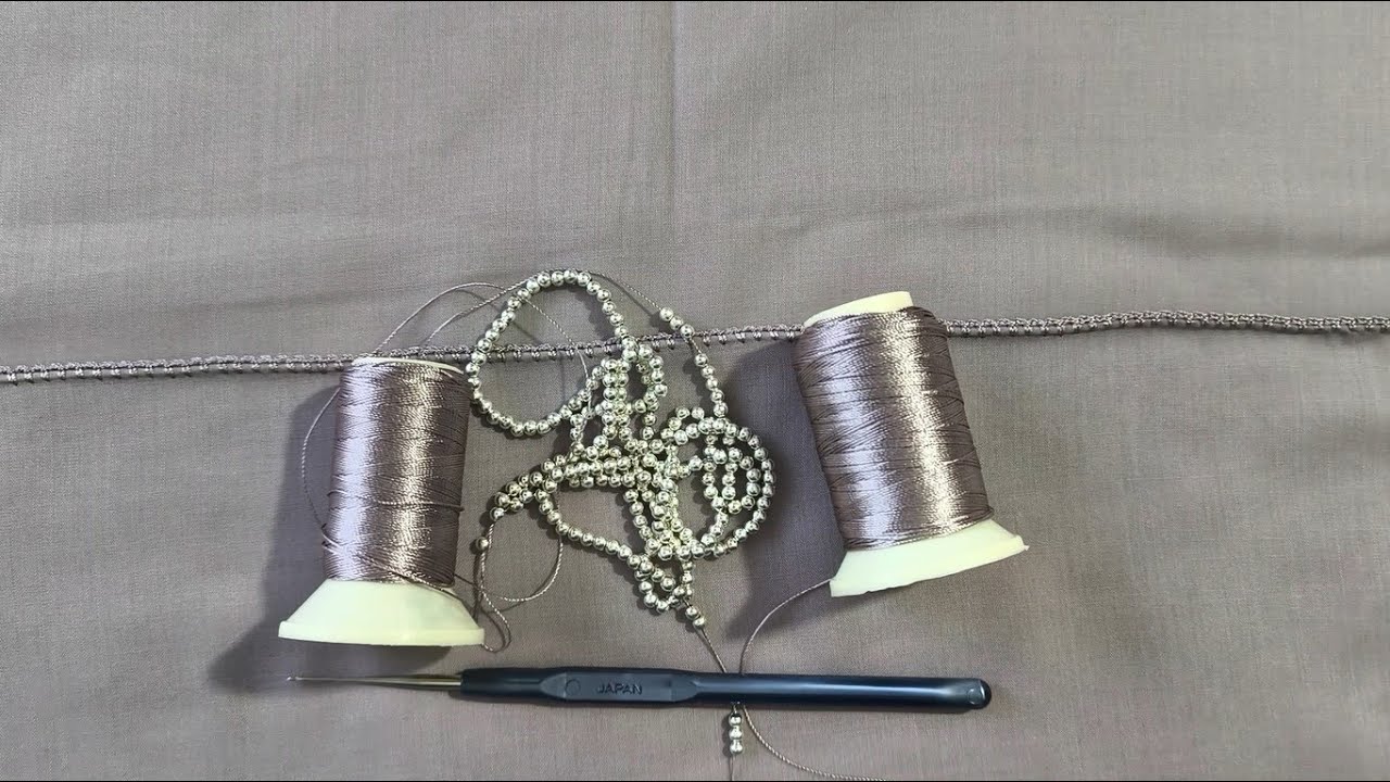 419) Kolay ve şahane bir model: İncili tığ oyası