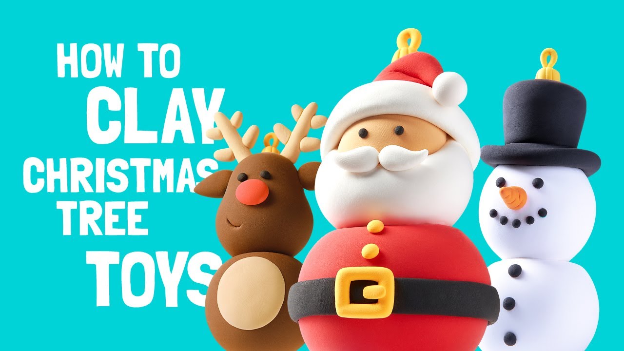 CHRISTMAS DIY | How to clay Х-mas tree toys